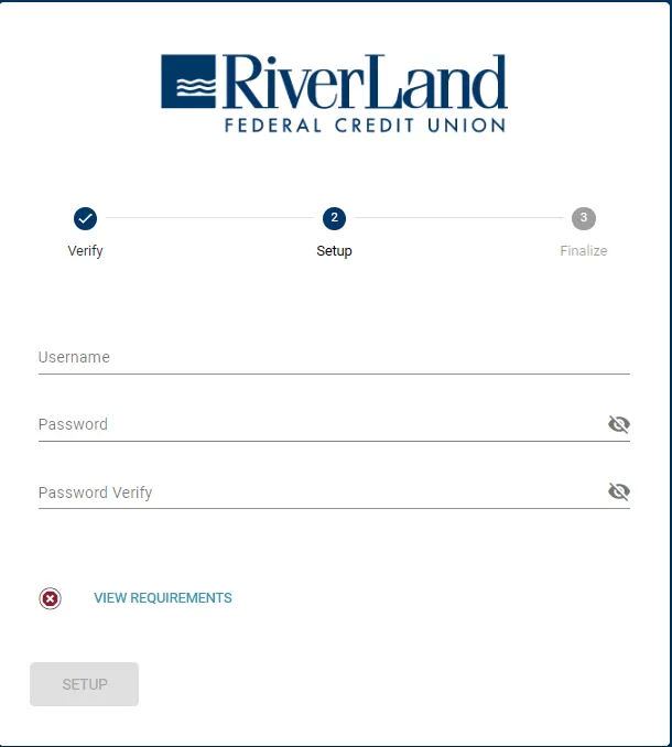 Username and Password